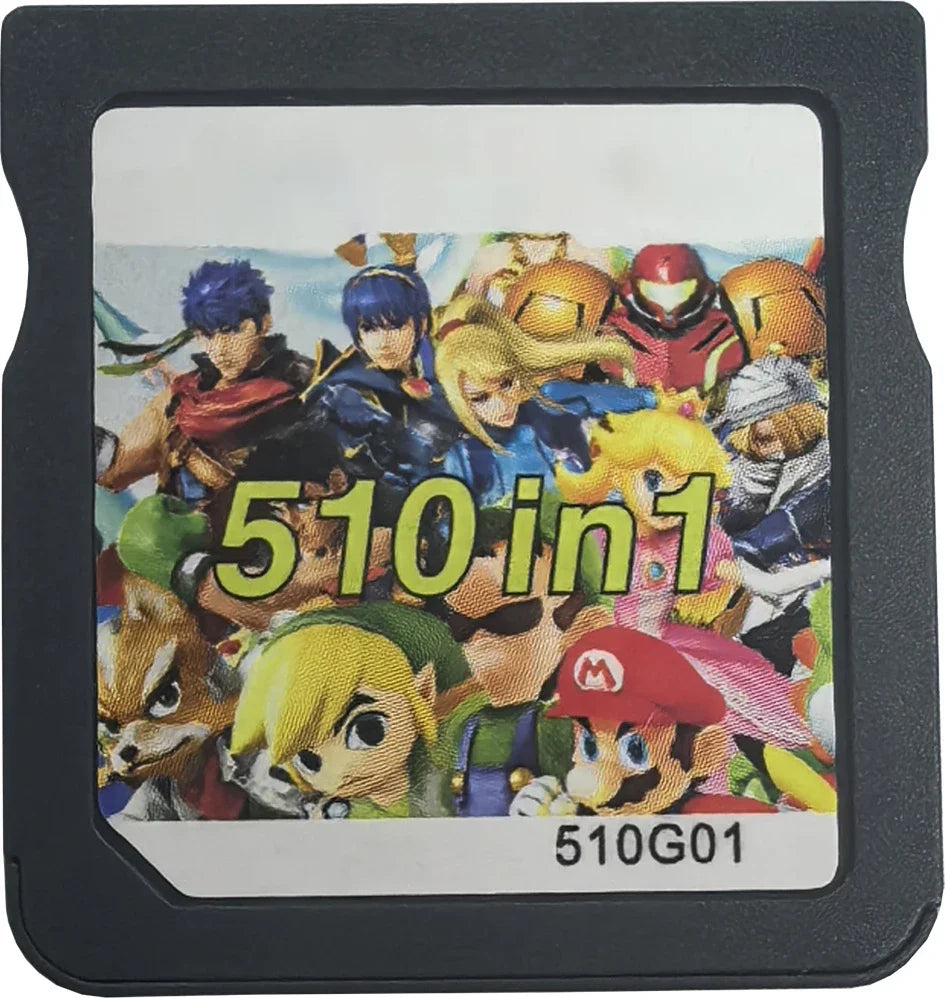 520 in 1 502 in 1 510 in 1 Collection DS NDS 3DS 3DS NDSL Game Cartridge Electronic Game Handheld Player