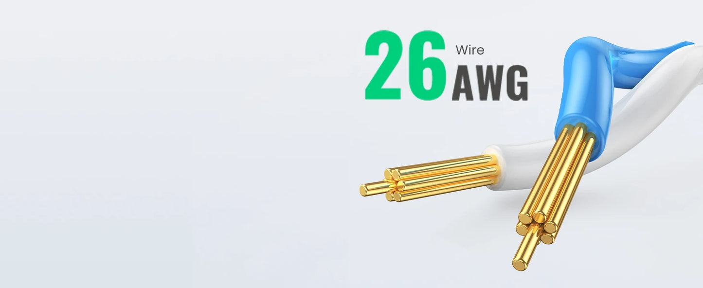 MIZIQIER 2-Pack 40Gbps Cat8 Ethernet Cable 2000Mhz Braided Falt Cable,RJ45 Connector for Router,Modem, PC, Gaming, PS5, Xbox