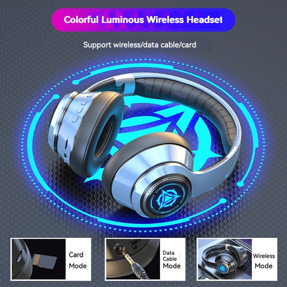Wireless Headphones | Over-Ear, In-Ear, Headband Styles, Low-Latency HIFI Call, Leather Comfort, USB-C Charging, Rotatable, Port