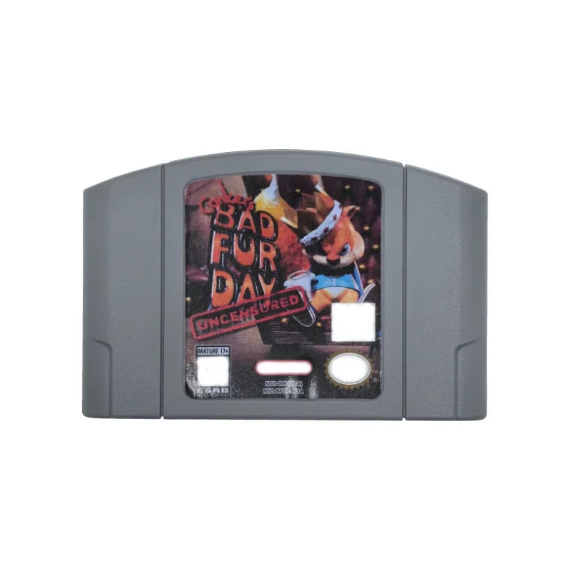 Conker's Bad Fur Day (Uncensored) - N64 Game Card