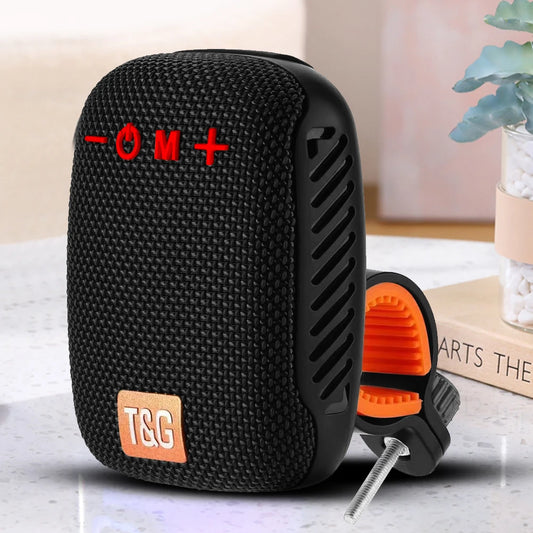 TG392 Bicycle Wireless Stereo Speaker Type-C USB Rechargeable Portable Outdoor Boombox Waterproof Bluetooth-compatible FM Radio