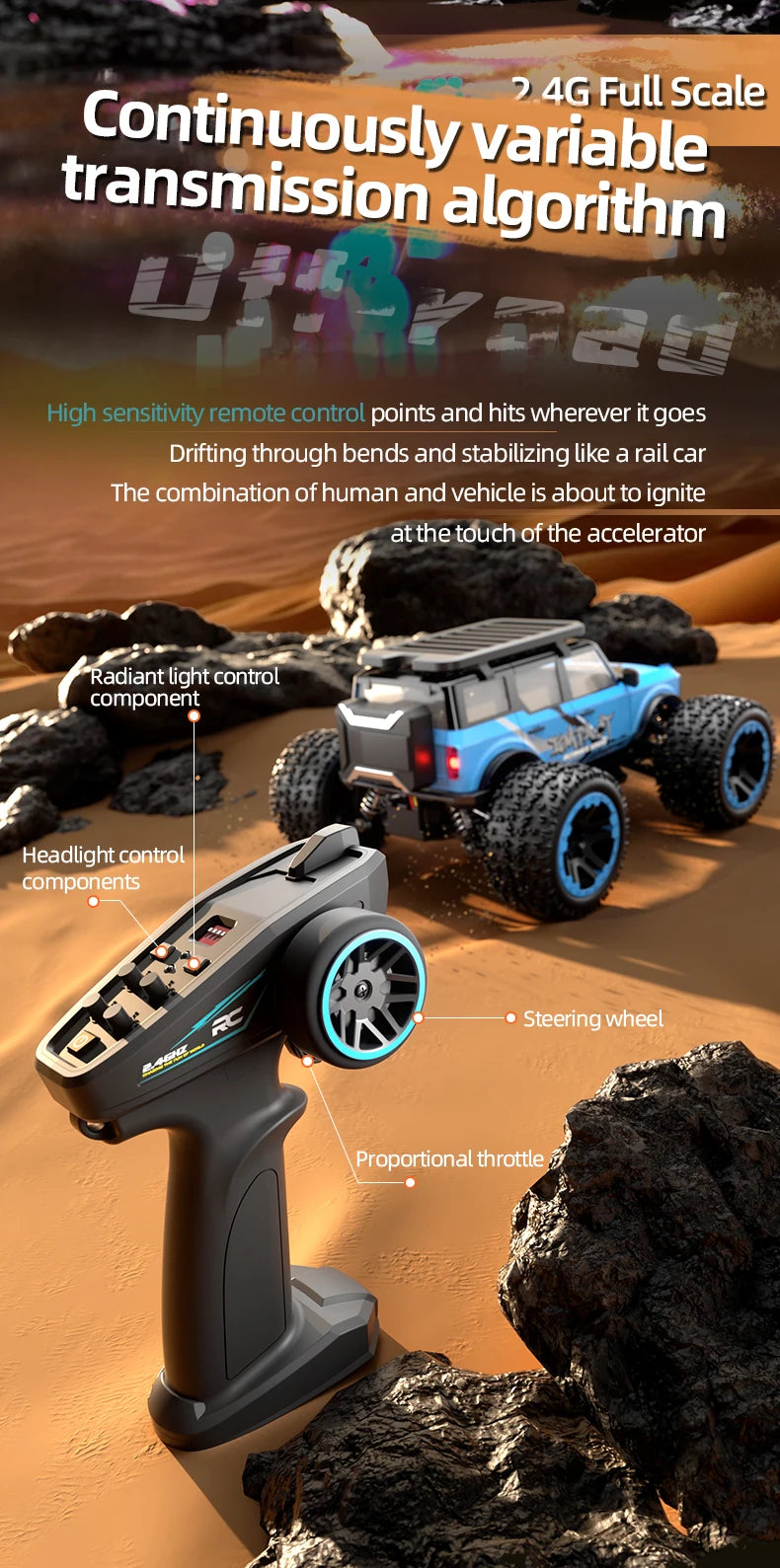 ZLL SG201 MAX 1:20 High Speed Drift Racing Car 70KM/H Brushless Motor 4WD RC Off Road Car Monster Trucks Toys For Kids Gifts