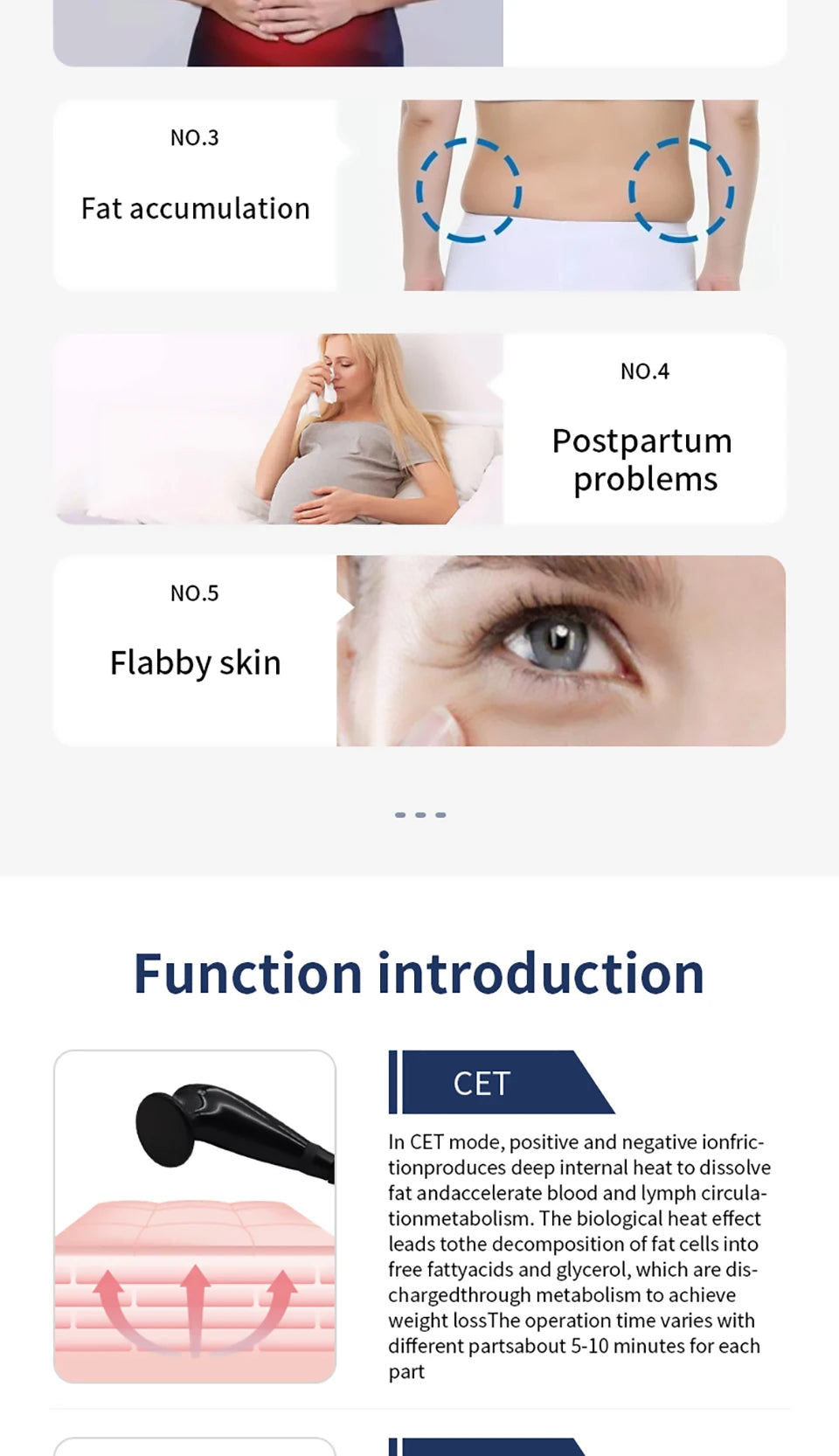 Penetrating 448k High Frequency Indiba Body Facial Massagers TecarTherapy Machine Warm Heat Permeable Treatment Wrinkle SkinCare