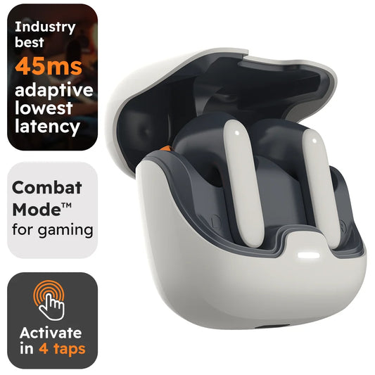 5.4 Bluetooth TWS Wireless Bluetooth Earphones Ultra-low Latency Dual Microphone ENC Noise Cancelling in Ear Bluetooth Earphones
