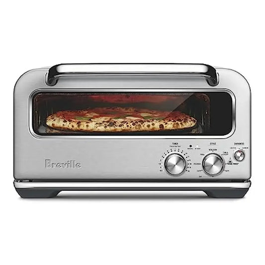 Pizzaiolo Pizza Oven 750°F Wood Fired Style 2 Minute Bake Element IQ Preset Functions Brick Oven Taste Charred Base Leopard