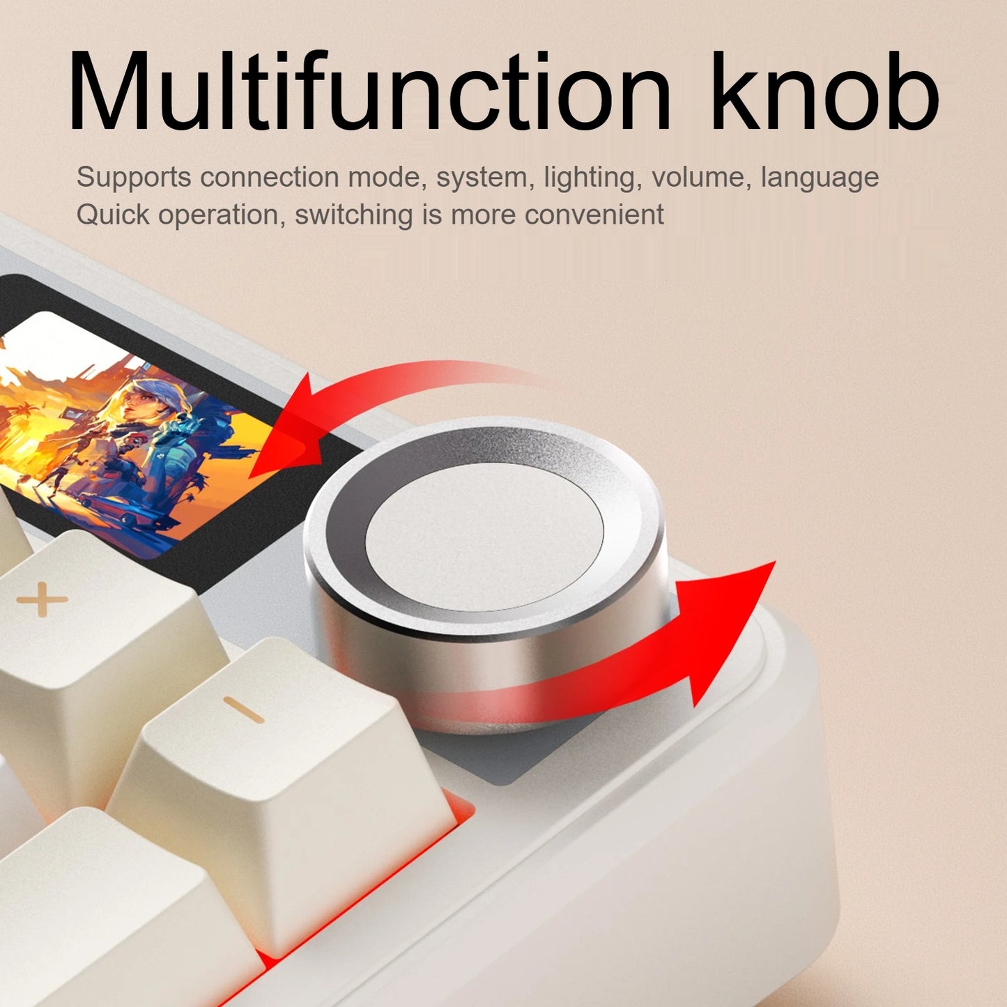 AULA F108PRO Gaming Mechanical Keyboard Full Size Custom Backlight Hot Swappable Wireless Bluetooth Hifi Switch