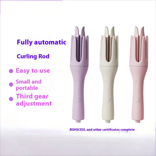 The electric curling iron does not damage the hair. The portable curling iron can create big waves comfortably and safely.