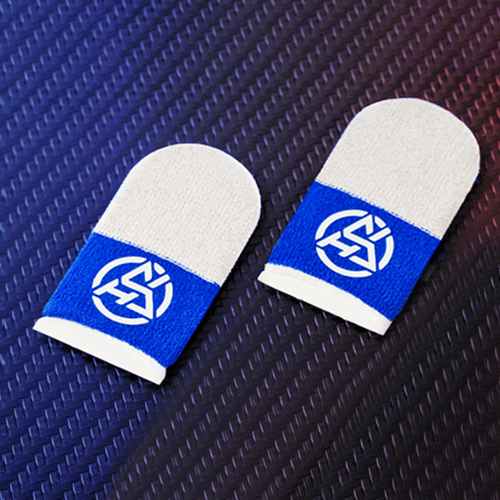 Splicing Gamers Gloves Breathable Anti Slip Fingertip Cover Sweatproof Sensitive Touch Screen Finger Sleeve for PUBG Mobile Game