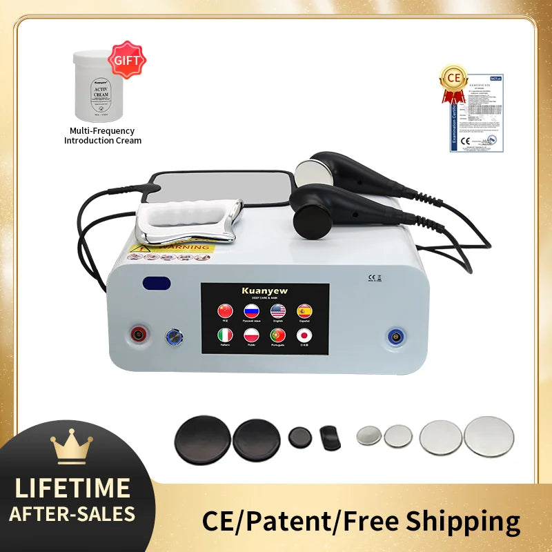 Penetrating 448k High Frequency Indiba Body Facial Massagers TecarTherapy Machine Warm Heat Permeable Treatment Wrinkle SkinCare