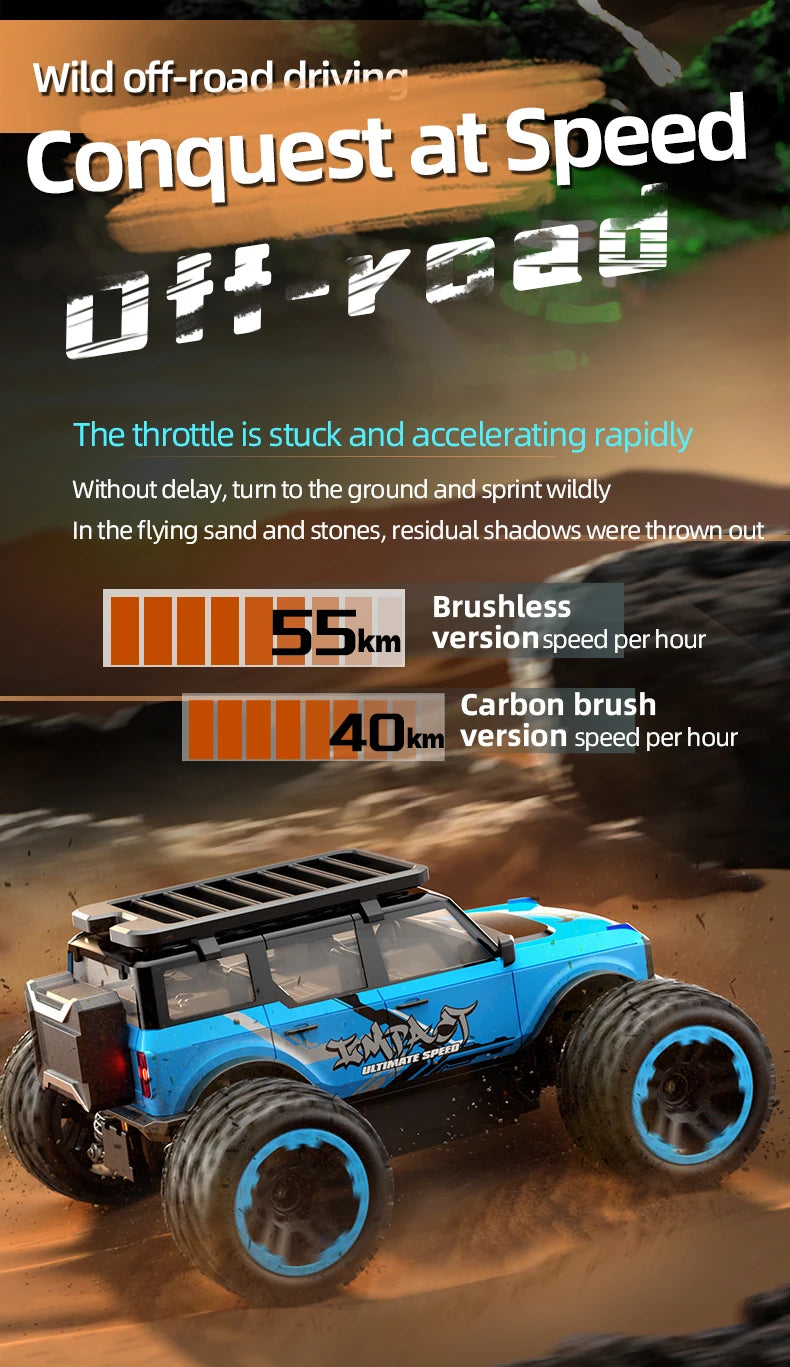 ZLL SG201 MAX 1:20 High Speed Drift Racing Car 70KM/H Brushless Motor 4WD RC Off Road Car Monster Trucks Toys For Kids Gifts