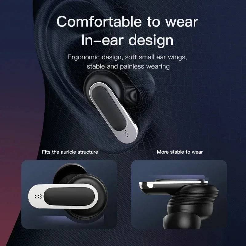 Xiaomi TWS V8 ANC+ENC wireless Bluetooth noise cancelling headphones with microphone, in ear touch screen headphones