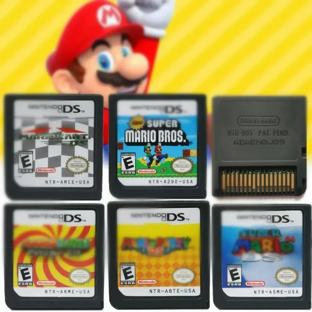 DS Games Chip Card New Super Mario Bros Video Game Console Card Mario Party DS Mario Kart DS Card for NDSL 2DS 3DS