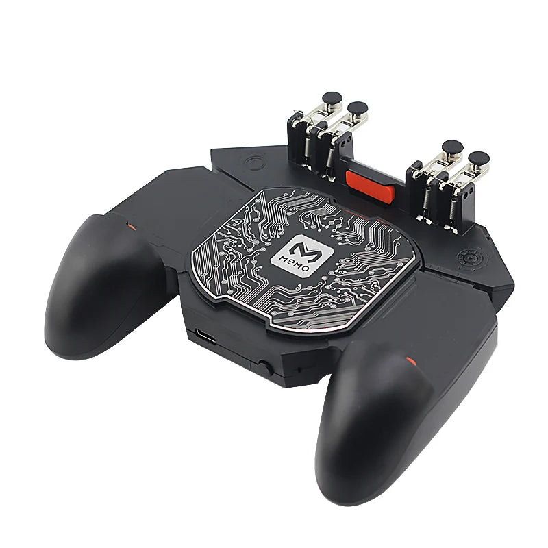 MEMO Semi-conductor Cooling Mobile Game Handle 6-Finger Controller DL88 DL100 Rechargeable Cooling Game Pad for PUBG