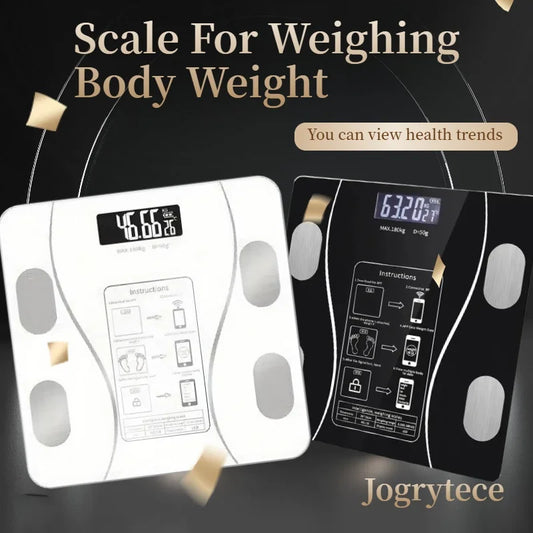Intelligent Bathroom Scale, Digital Body Scale, With Backlit LED Display Screen And Sturdy Tempered Glass Suitable for home use