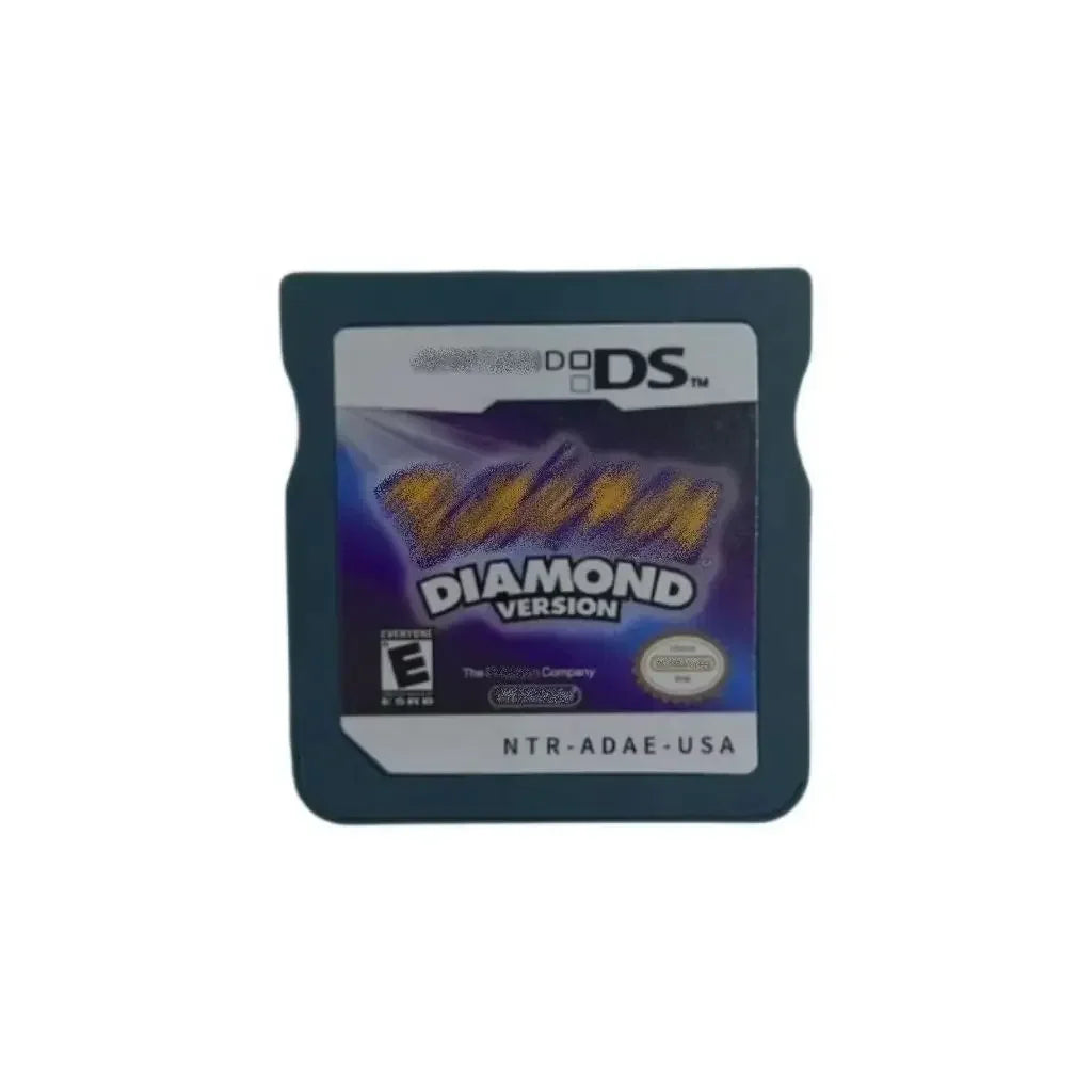 USA Version NDS for Pokemon Handheld Game Golden Heart Silver Soul Pearl Diamond White Gold Game Card  Collection for Nintendo