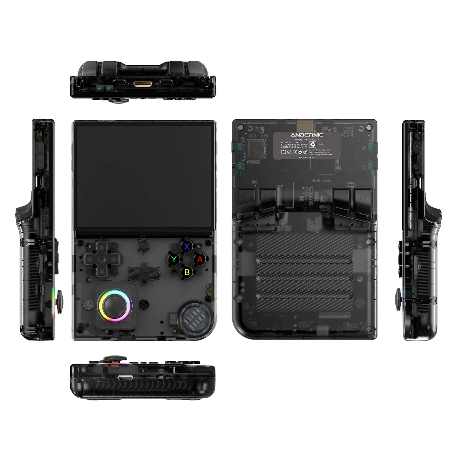 ANBERNIC RG40XXV Retro Handheld Game Console 4.0'' IPS Screen Linux 64-Bit RGB Joystick Players Supports WiFi Bluetooth HDMI Out