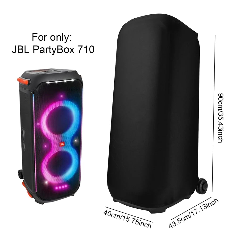 Dust Cover Elastic Outdoor Speaker Protective Cover Dust Case for JBL Partybox 710 Portable Party Speaker