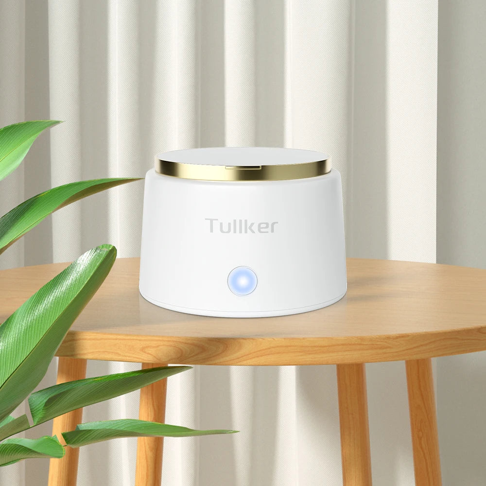 Tullker Household Ultrasonic Retainer Cleaner for Denture Jewelry Braces Cleaning with UV Light