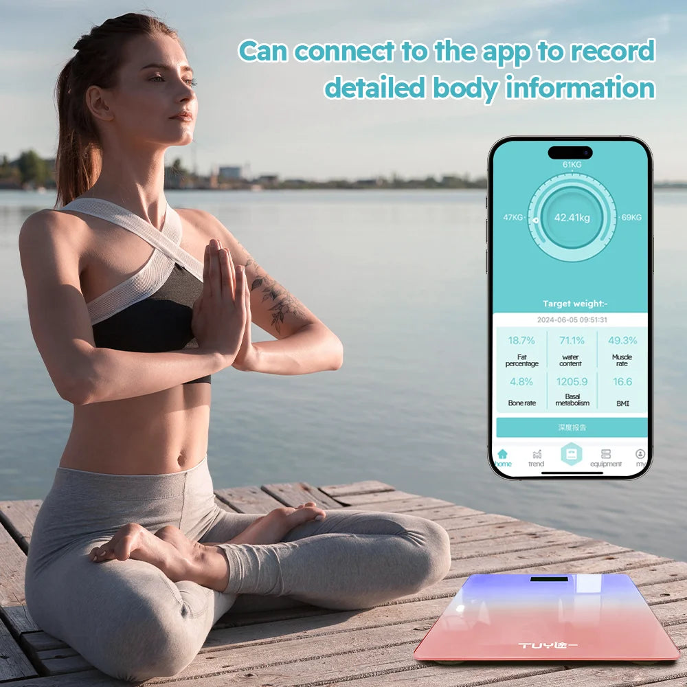 Weight Scale LED Special Electronic Body Fat Scale Professional Fat Smart Body Fat Scale for Weight Measurement Health Inquiry