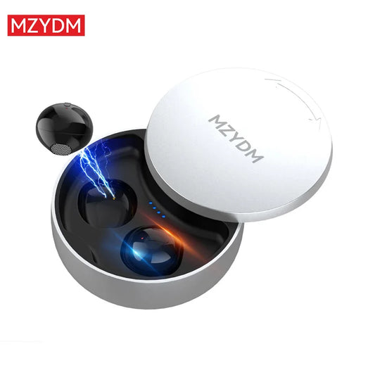MZYDM Mini Earbuds TWS Wireless Bluetooth Sleep Hidden In Ear Earphones X21S Invisible Sports Waterproof Headphones Built-in Mic