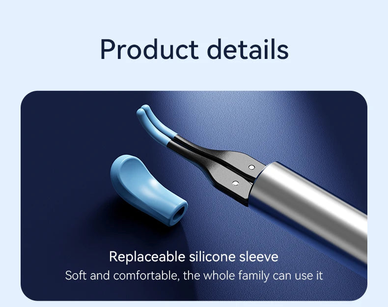 Ear Wax Removal 2-in-1 Visual Otoscope Ear Cleaner Tweezers with 6 Ear Spoon Earwax Removal Kit with Light  Ear Cleaner