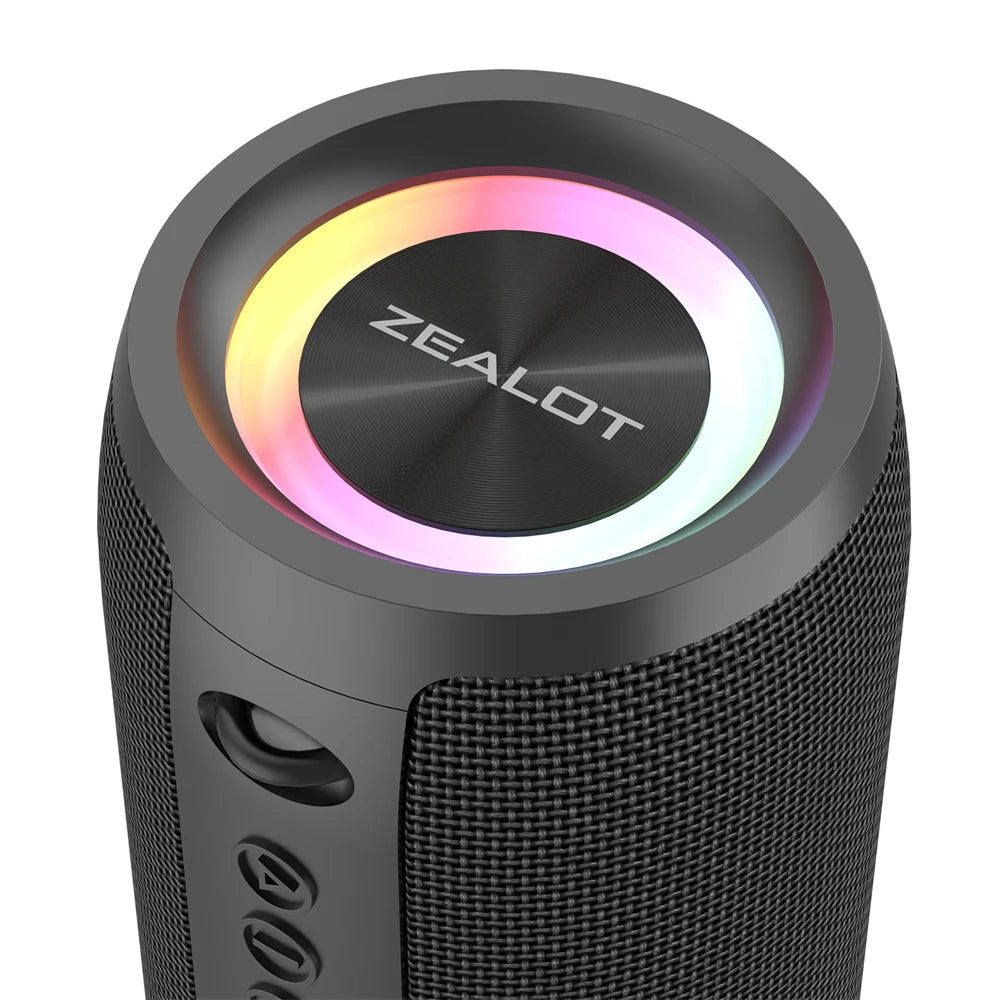 ZEALOT-S51Pro 40W High-power Bluetooth Speaker 3D Stereo Bass Bluetooth Speaker Portable IPX5 Waterproof Suitable TWS Boom Box