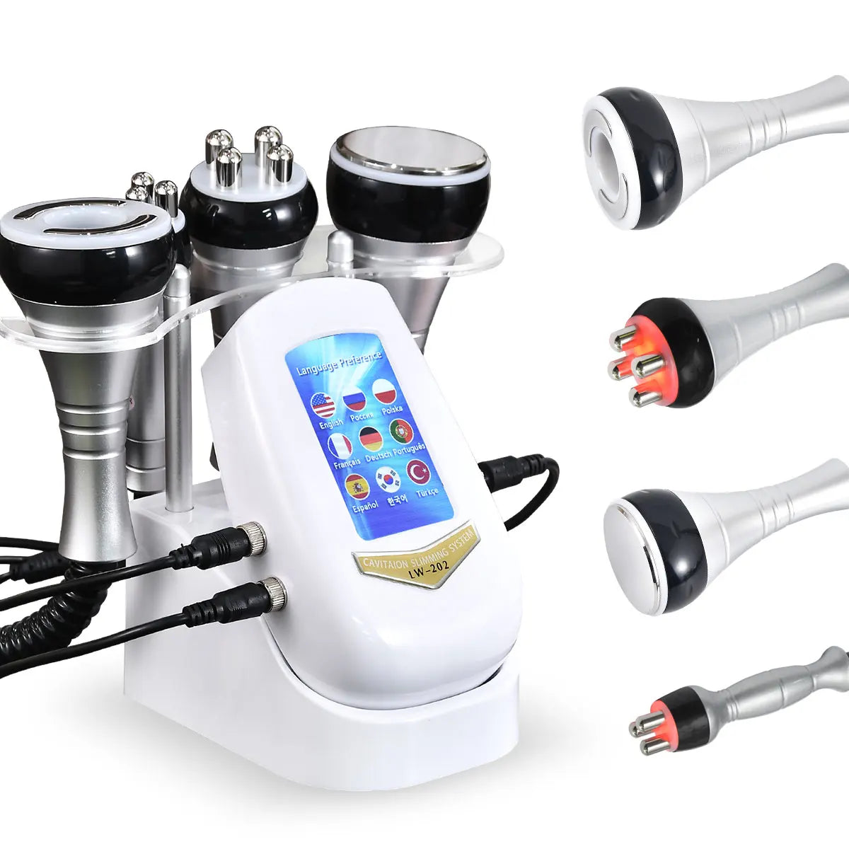 40K 4 IN1 Cavitation Body Slimming Machine  beautiful equipment Facial Massager Skin Tighten Face Lifting Vacuum Suction