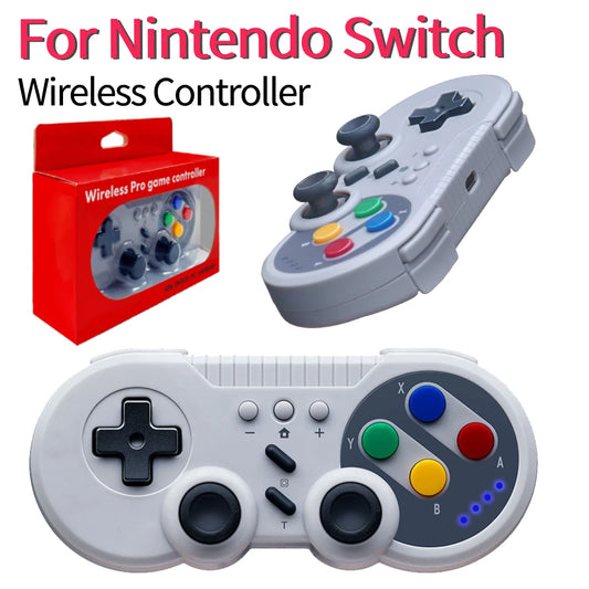 Wireless Gamepad Controller for Nintendo Switch Gamepad Game Controller for Windows PC Dual Motor Vibration Turbo Function