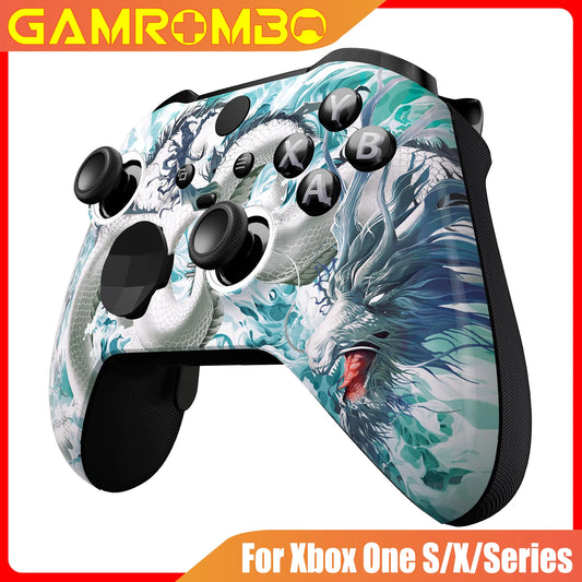 Controller for XBox One/Series S/X/PC Console Wireless Dual Vibration Game Joystick W/ RGB Hall Effect 6-Axis Gyro FUNC Gamepad