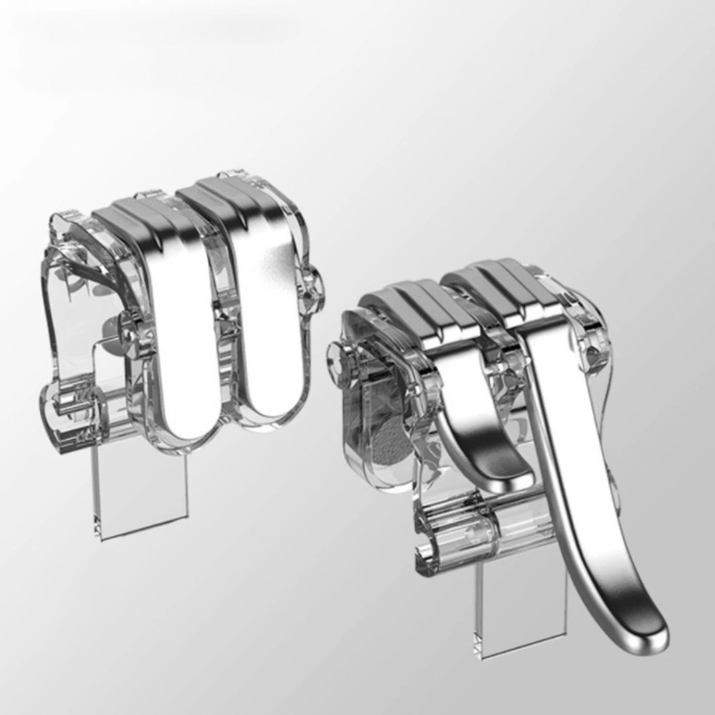 Metal Smart Phone Mobile Game Pad Gaming Trigger for Mobile Game Fire Button Aim Key L1 R1 Shooter PUBG Controller