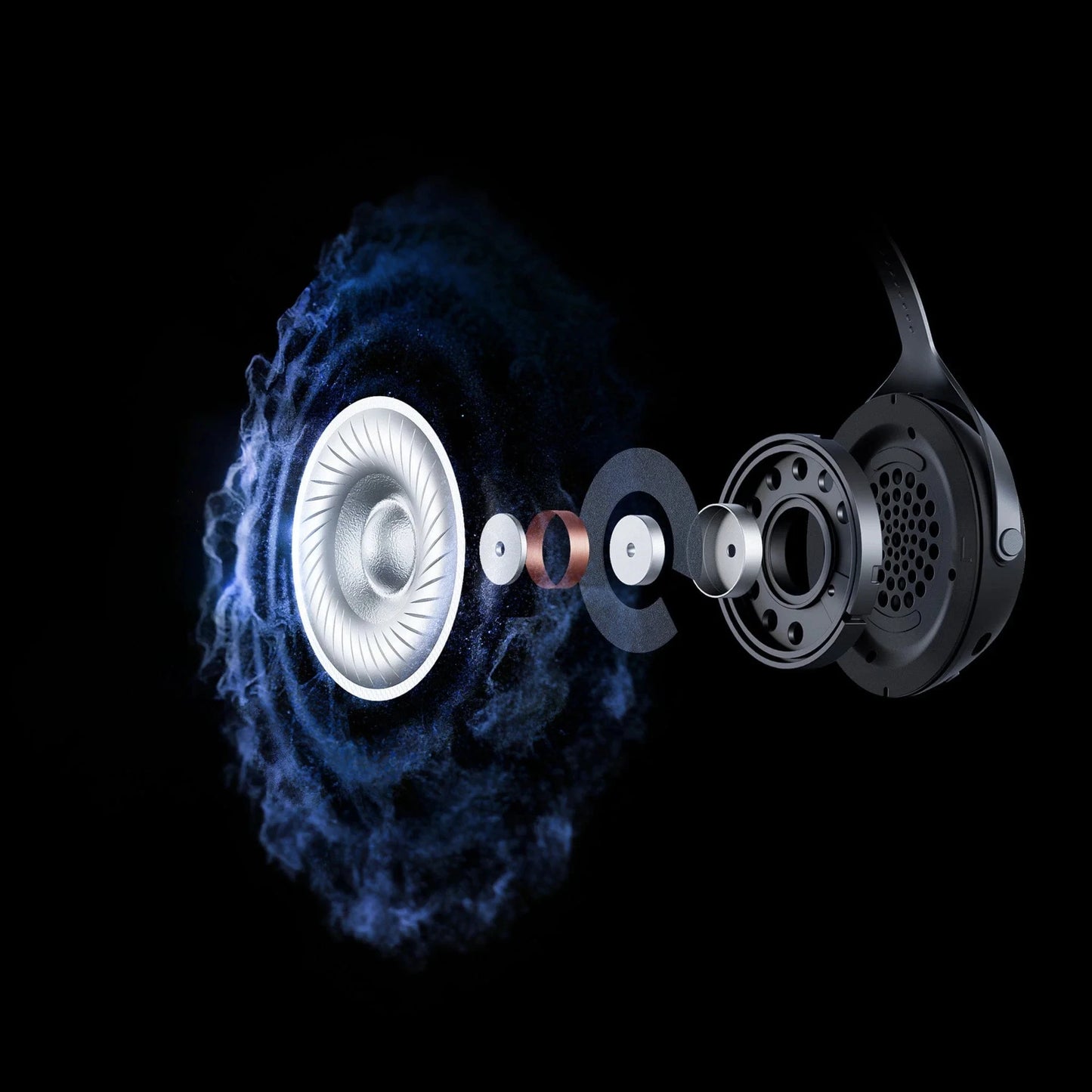 MCHOSE X9 Wireless Headworn Game Headset7.1 Three Mode 53mm Aluminum Foil Polymer Diaphragm E-Sports Gift Bluetooth 2.4G Headset