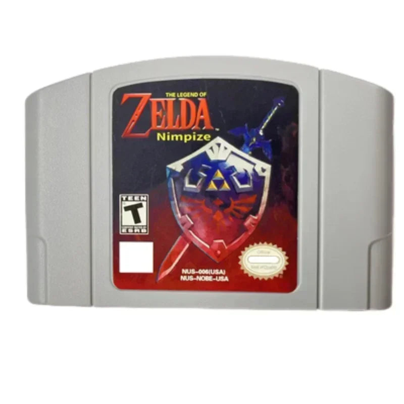 N64 Game Cartridge Shell Color Shipped Ranfor Random Zelda Series Ocarina of Time Smash Bros Mask  Collectible Game Console Card