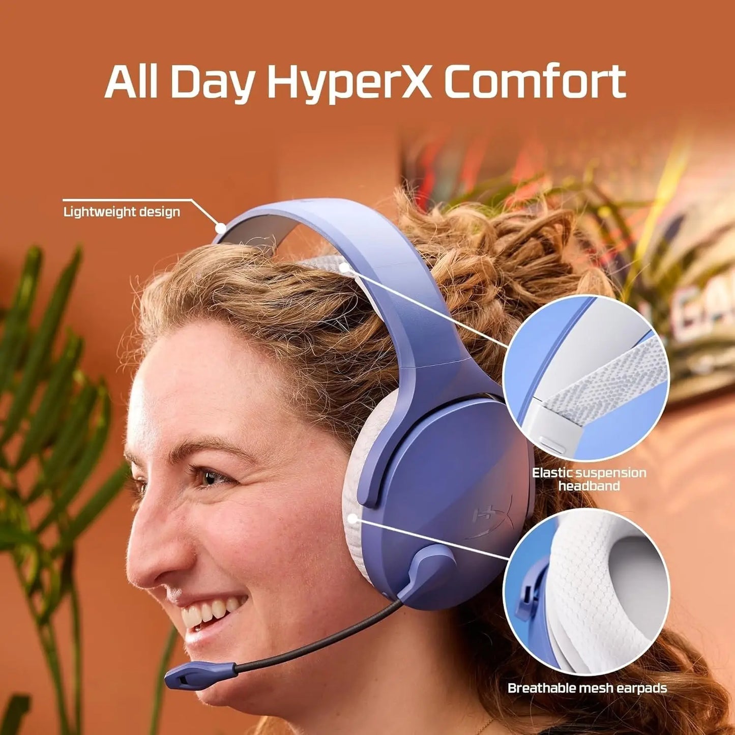 Dual Wireless Gaming Headset: 2.4GHz + Bluetooth 5.3 for PC, PS5, Mobile, USB-A – Black