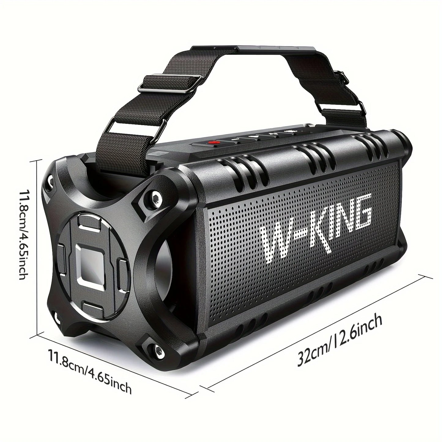 W-KING Bluetooth Speaker, 90W Peak 50W RMS IPX6 Waterproof Loud Speakers Bluetooth Wireless, Large Outdoor Portable Speaker