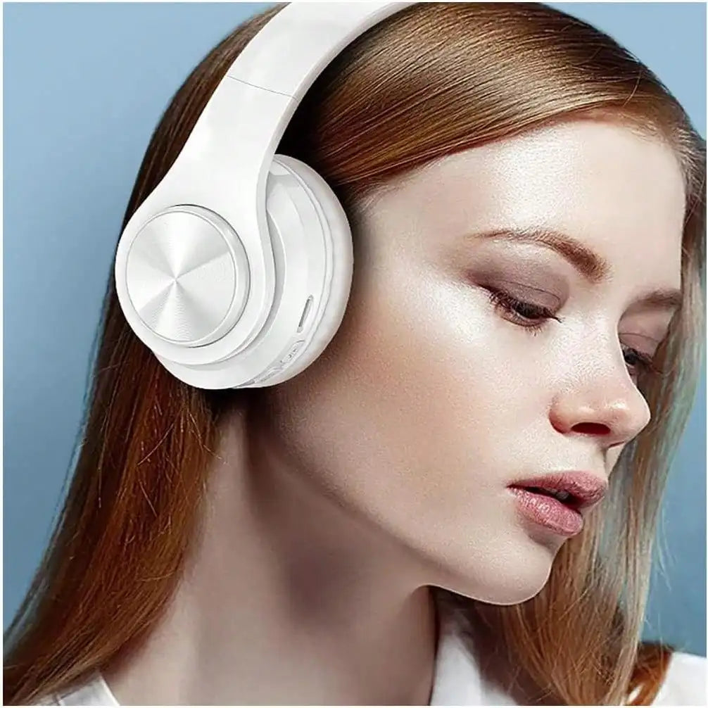 Bluetooth 5.3 Over-Ear Headphones, Active Noise Reduction, Subwoofer Bass, LED Light Design, Foldable Portable Wireless Headset for Gaming, Music, Sports, Phones & Computers