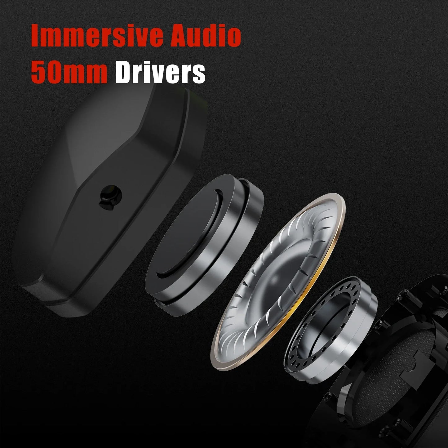NUBWO G06 Dual Wireless Headsets Gamer with Microphone for PS5, PS4, PC, Mobile, Switch, 2.4GHz Bluetooth 5.3 Gaming Headphones