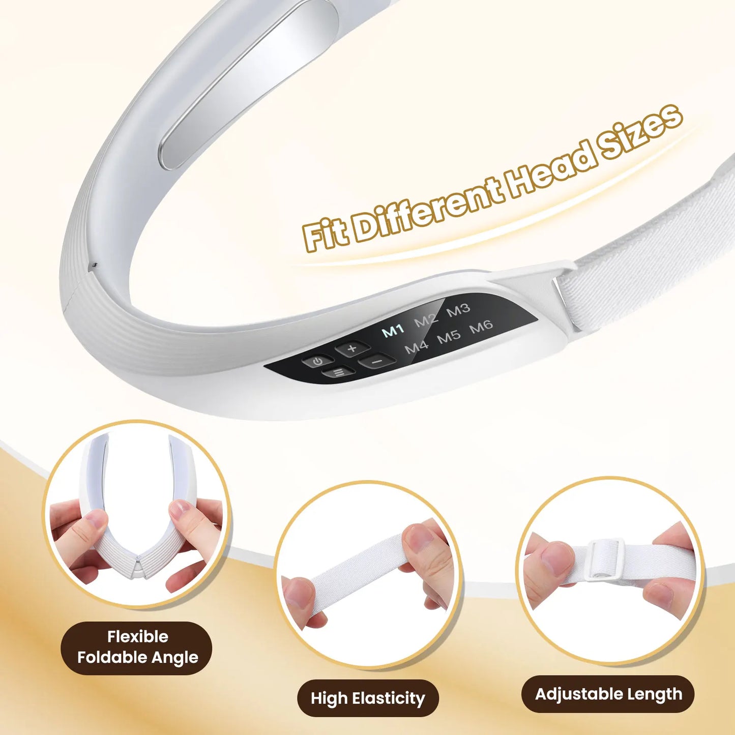 Electric V Face Lifting Beauty Device 6 Modes 8 Levels EMS Micro-current Firming Facial Massager Double Chin Removal Skin Care