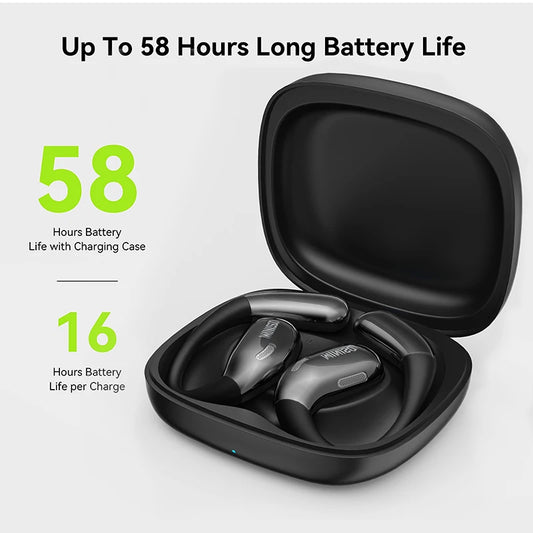 MINISO X28 Bluetooth Headset 5.4 Sports Headset  Button Control Noise Cancelling Foldable Ear Hanging Headphones 48 Hours Of Lon
