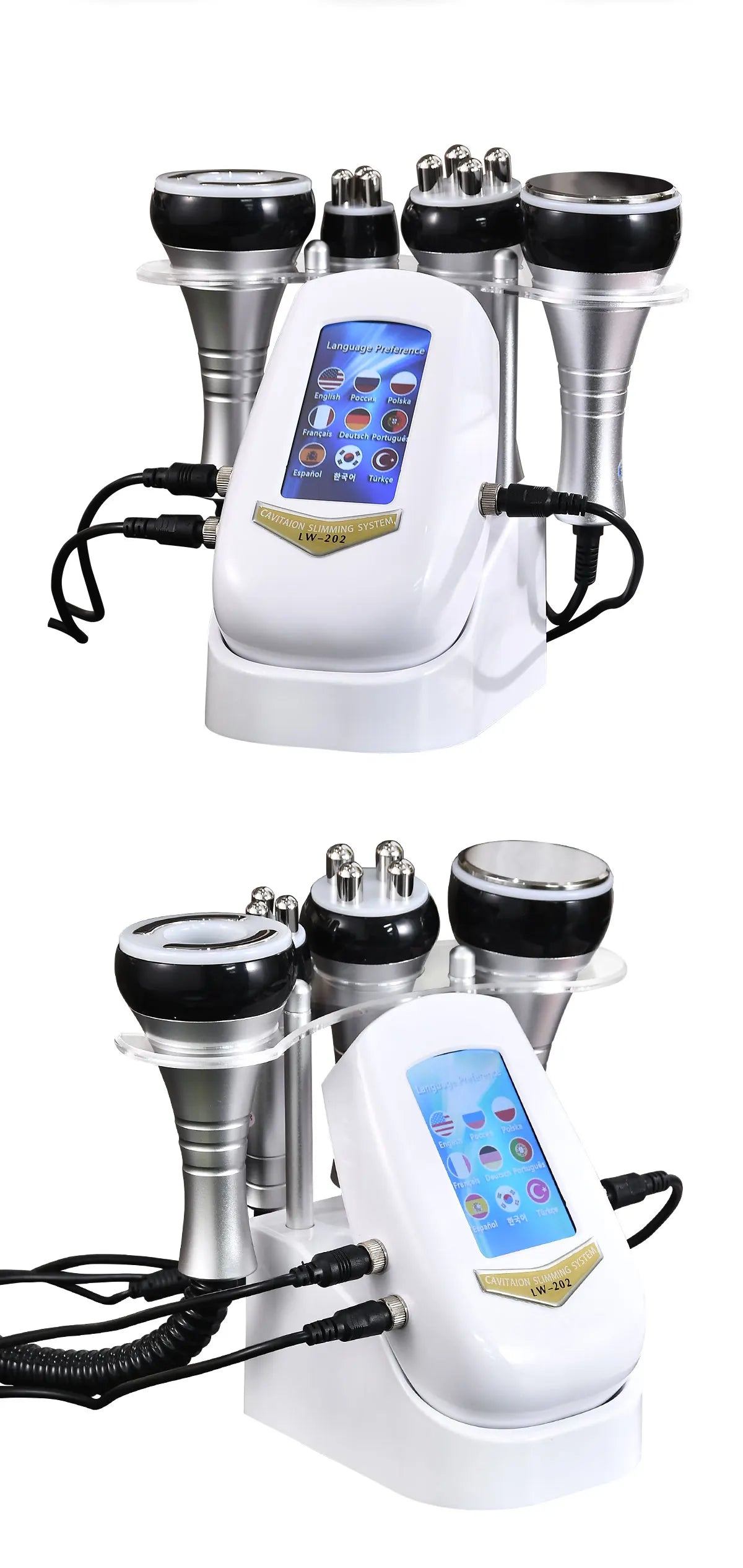 40K 4 IN1 Cavitation Body Slimming Machine  beautiful equipment Facial Massager Skin Tighten Face Lifting Vacuum Suction