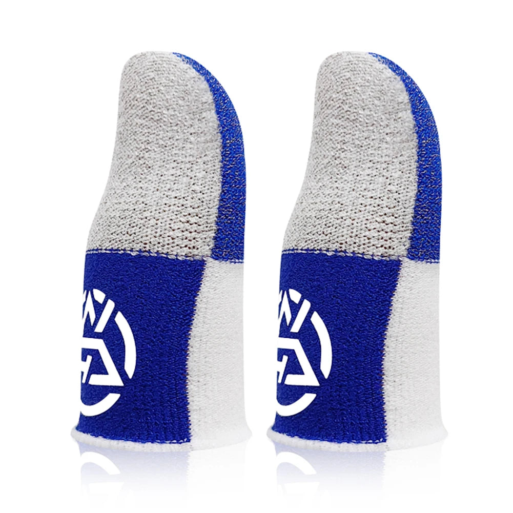 Splicing Gamers Gloves Breathable Anti Slip Fingertip Cover Sweatproof Sensitive Touch Screen Finger Sleeve for PUBG Mobile Game