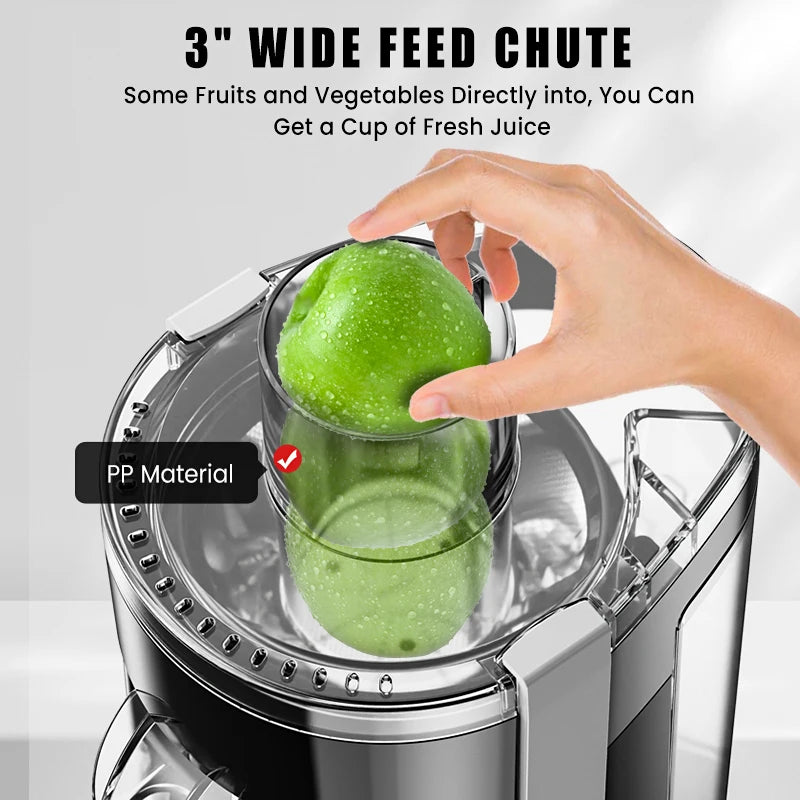 Compact Fruits Juicer , Juice Extractor Machine Multiple Safety Features Easy Operation Centrifugal Extractor Speed Adjustable