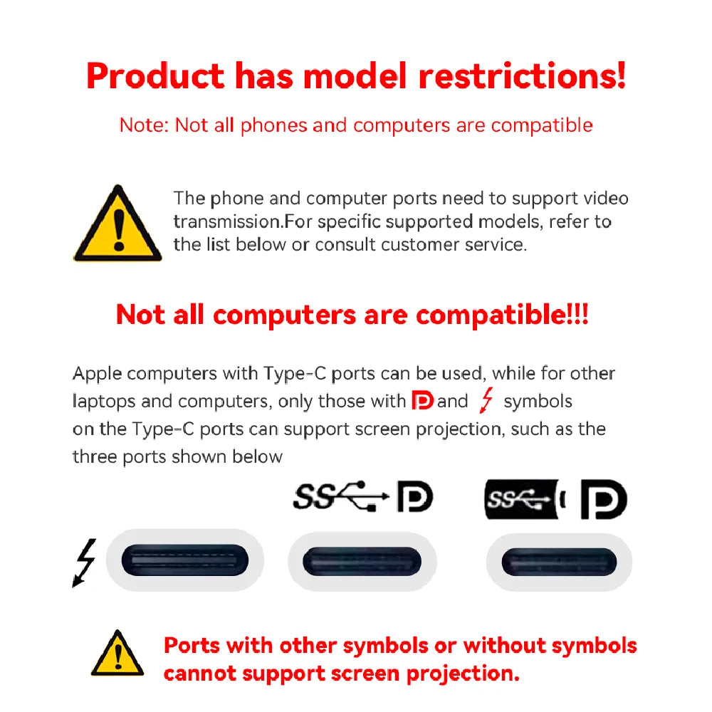 8K@60Hz USB C to HDMI Adapter  Type C to HDMI 2.1 Cable Compatible for Thunderbolt 3/4 MacBook Pro/Air, iPad, iMac