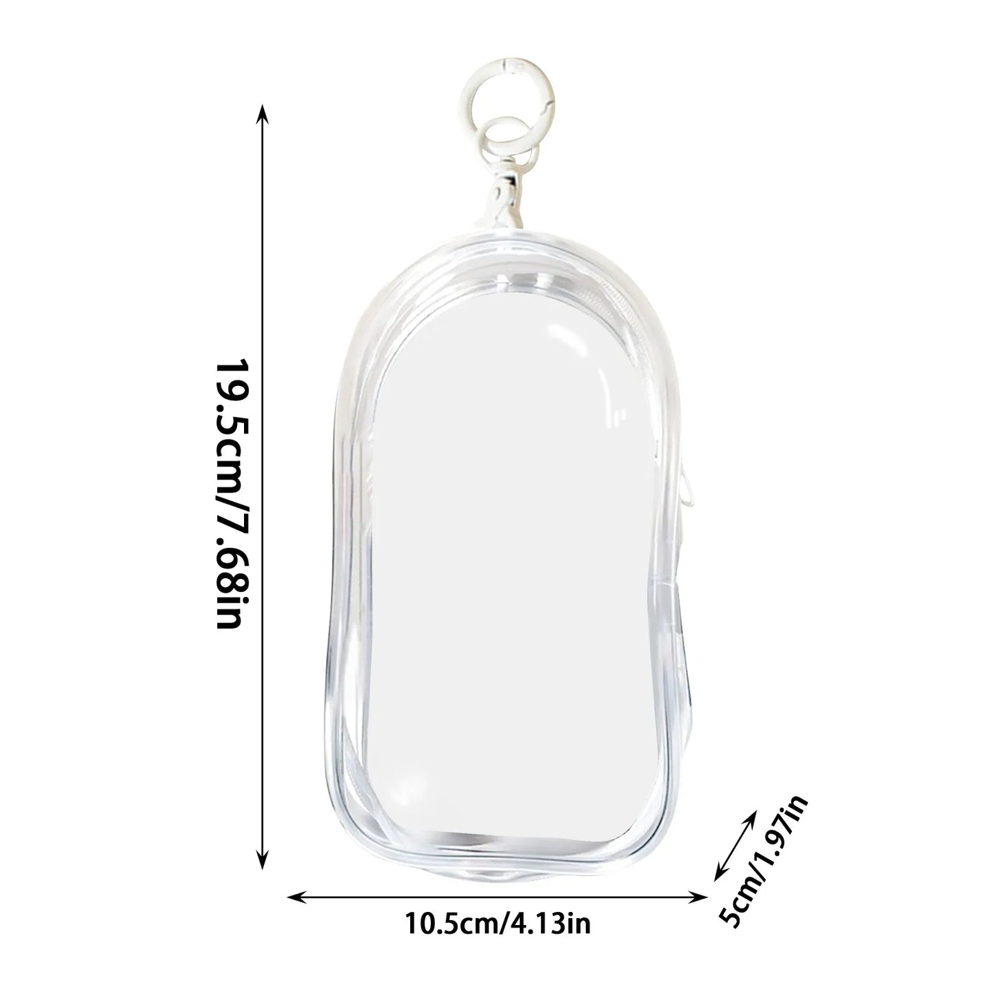 For Labubu Transparent Protective Cover Monster Toys Storage Box Elf Plushie Display Cover for Sitting Standing Doll Accessories