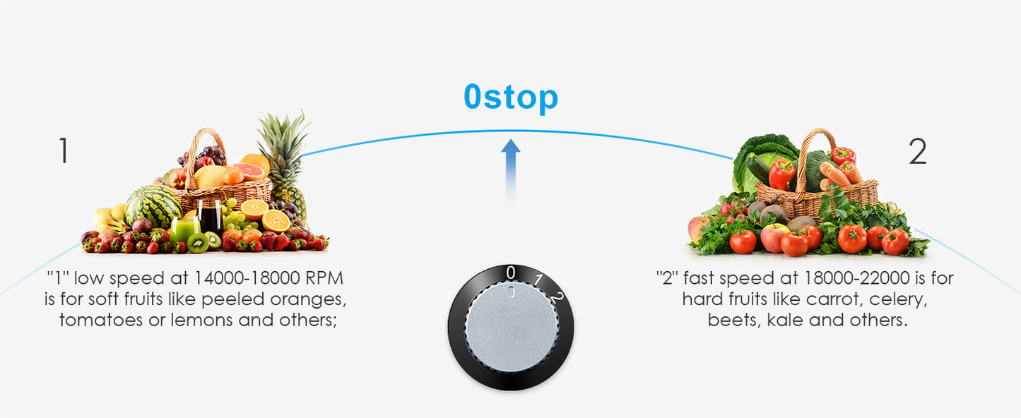 Juicer Machine, 800W Centrifugal Juicer Extractor with Wide Mouth 3” Feed Chute for Fruit Vegetable, Easy to Clean, Stainle